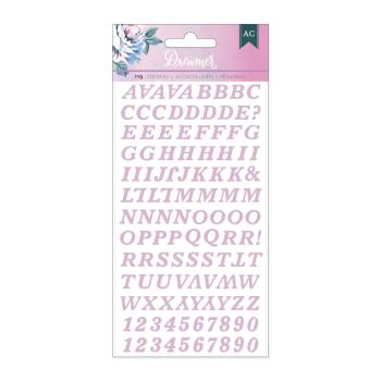 American Crafts - Aufkleber "Dreamer" Puffy Alpha Sticker