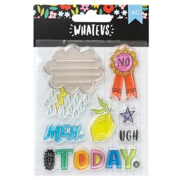 American Crafts - Stempelset "Whatevs" Clear Stamps