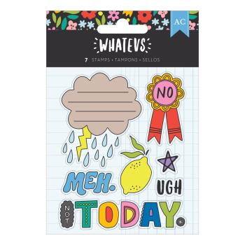 American Crafts - Stempelset "Whatevs" Clear Stamps