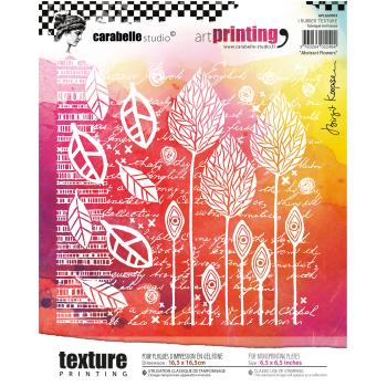 Carabelle Studio - Druckplatte "Abstrahierte Blumen" Art Printing
