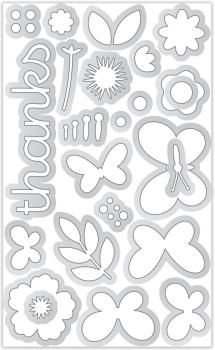 Doodlebug Design - Stanzschablone "Butterfly Wishes " Doodle Dies 