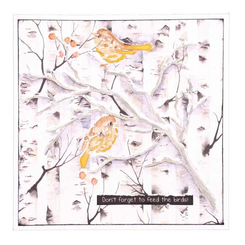 Studio Light - Stempelset "Bird watching" Clear Stamps