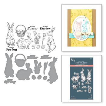 Spellbinders - Press Plate & Dies "Spring Bunnies"