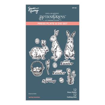 Spellbinders - Press Plate & Dies "Spring Bunnies"