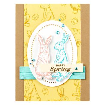 Spellbinders - Press Plate & Dies "Spring Bunnies"