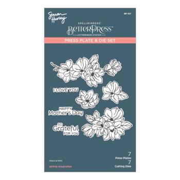 Spellbinders - Press Plate & Dies "Spring Magnolias"