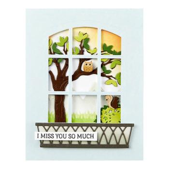 Spellbinders - Stanzschablone "Backyard Haven View" Dies