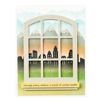 Spellbinders - Schablone "Background Scapes" Stencil