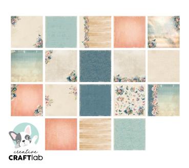 Creative Craft Lab - Studio Light - Designpapier "Aurelia" Paper Pack 20,3x20,3cm - 36 Bogen