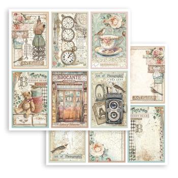 Stamperia - Designpapier "Brocante Antiques" Paper Pack 12x12 Inch - 10 Bogen