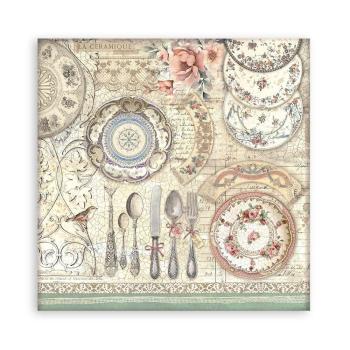 Stamperia - Designpapier "Brocante Antiques" Paper Pack 12x12 Inch - 10 Bogen