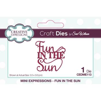 Creative Expressions - Stanzschablone "Fun In The Sun" Expressions Duos Dies Mini Design by Sue Wilson