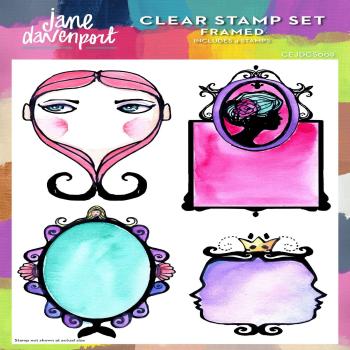 Creative Expressions - Stempelset "Framed" Clear Stamps 6x8 Inch Design by Jane Davenport