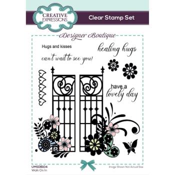 Creative Expressions - Stempelset "Walk On In" Clear Stamps 15,2x10,16cm