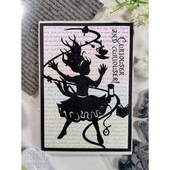 Creative Expressions - Gummistempel "Down the rabbit hole" Rubber Stamp