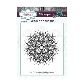 Creative Expressions - Gummistempel "Circle of thorns" Rubber Stamp