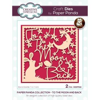 Creative Expressions - Stanzschablone "To the moon and back" Craft Dies Design by Paper Panda