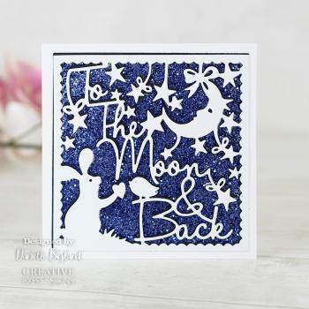 Creative Expressions - Stanzschablone "To the moon and back" Craft Dies Design by Paper Panda