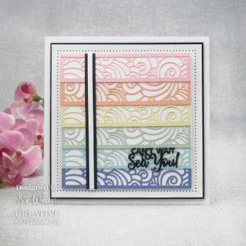 Creative Expressions - Stanzschablone "Background Collection Beach Waves" Craft Dies Design by Sue Wilson