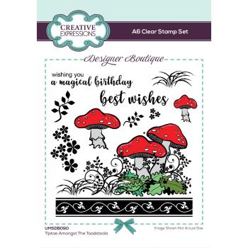 Creative Expressions - Stempelset "Tiptoe mongst the Toadstools" Clear Stamps 10,5x14,8cm