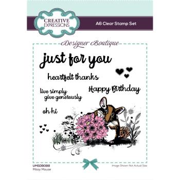 Creative Expressions - Stempelset A6 "Missy mouse" Clear Stamps