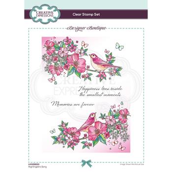 Creative Expressions - Stempel A5 "Nightingale's song" Clear Stamps
