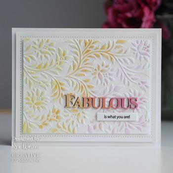 Creative Expressions - Stempelset & Stanzschablone "Bold Words Fabulous" Clear Stamps & Craft Dies