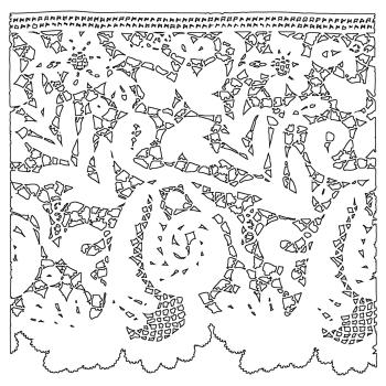 The Crafters Workshop - Schablone 30x30cm "Lace" Template