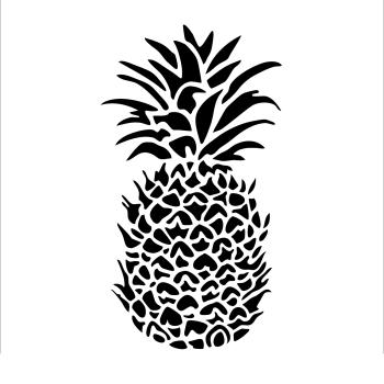 The Crafters Workshop - Schablone 30x30cm "Pineapple" Template