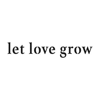 The Crafters Workshop - Schablone 41,6x15,2cm "Let Love Grow" Template