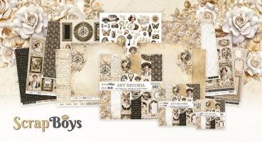 ScrapBoys - Designpapier "Art Decoria" Paper Pack 12x12 Inch - 12 Bogen