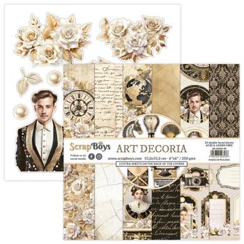 ScrapBoys - Designpapier "Art Decoria" Paper Pack 6x6 Inch - 24 Bogen