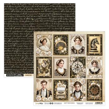 ScrapBoys - Designpapier "Art Decoria" Paper Pack 6x6 Inch - 24 Bogen