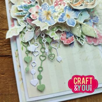 Craft & You Design - Stanzschablone "Decorative Hanging Strips 1" Dies