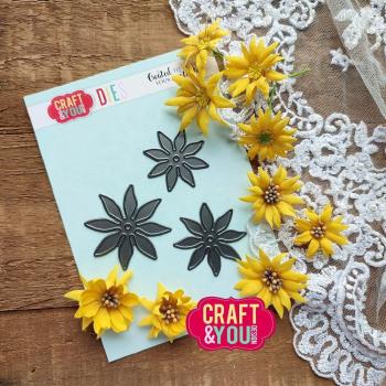 Craft & You Design - Stanzschablone "Magda's Sunflower" Dies