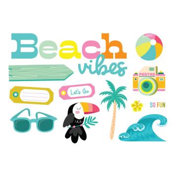 Simple Stories - Stanzteile "Just Beachy" Die Cuts