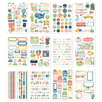 Simple Stories - Aufkleber "Pack Your Bags" Sticker Book