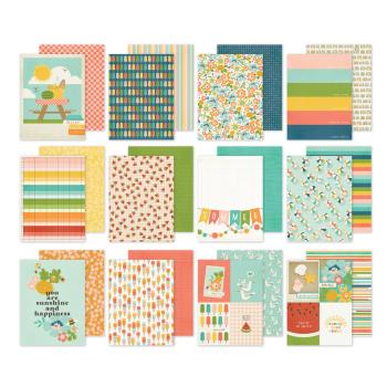 Simple Stories - Designpapier "Summer Snapshots" Paper Pack 6x8 Inch - 24 Bogen