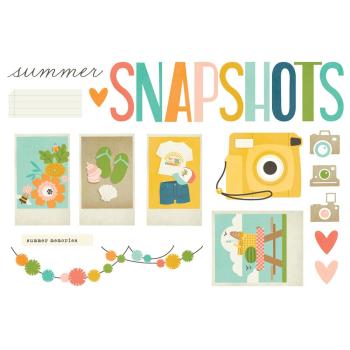 Simple Stories - Stanzteile "Summer Snapshots" Die Cuts