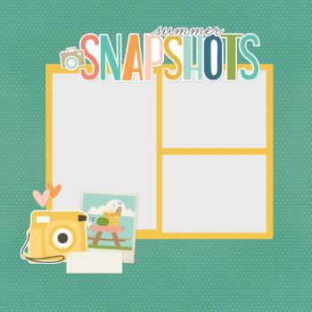 Simple Stories - Stanzteile "Summer Snapshots" Die Cuts