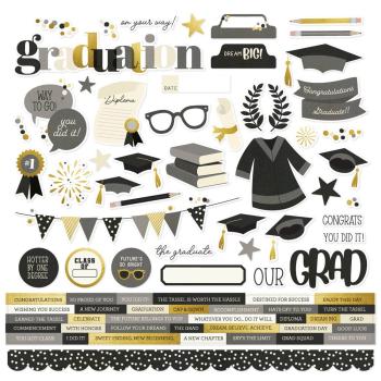 Simple Stories - Collections Kit "Graduation" 12 Bogen Designpapier