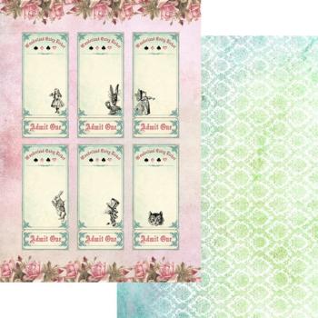 Memory Place - Designpapier "Alice's Tea Party" Paper Pack A4 - 12 Bogen