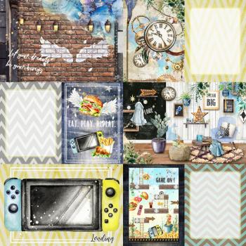 Memory Place - Designpapier "Play!" Paper Pack 12x12 Inch - 8 Bogen