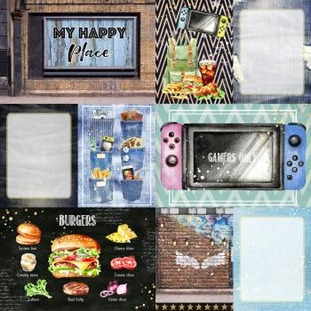 Memory Place - Designpapier "Play!" Paper Pack 12x12 Inch - 8 Bogen