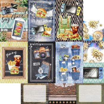 Memory Place - Designpapier "Play!" Paper Pack 12x12 Inch - 8 Bogen