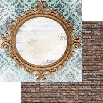 Memory Place - Designpapier "Brick Wall & Frames" Paper Pack 12x12 Inch - 12 Bogen