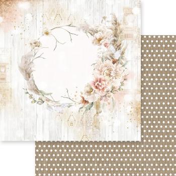 Memory Place - Designpapier "Dusty Blue Floral" Paper Pack 12x12 Inch - 12 Bogen