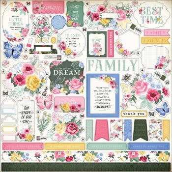 Carta Bella - Designpapier "Bloom" Collection Kit 12x12 Inch - 12 Bogen  