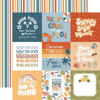 Echo Park - Designpapier "Summer Vibes" Collection Kit 12x12 Inch - 12 Bogen