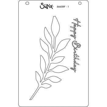 Sizzix - Schablone "Frond" Layered Stencil Design by Stacey Park